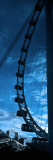 Silhouette of a Ferris Wheel, The Singapore Flyer, Singapore Vinilos decorativos por Panoramic Images