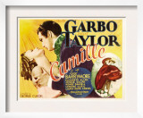 Camille, Greta Garbo, Robert Taylor, Inset from Left: Greta Garbo, Robert Taylor, 1936 Art