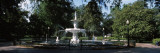 Fountain in a Park, Forsyth Park, Savannah, Georgia Wall Decal by  Panoramic Images