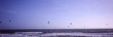 Kite Surfers Over The Sea, Waddell Beach, Waddell Creek, Santa Cruz County, California Wall Decal by  Panoramic Images