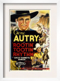 Rootin' Tootin' Rhythm, Top and Bottom: Gene Autry, 1937 Posters