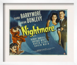 Nightmare, Diana Barrymore, Brian Donlevy, 1942 Prints