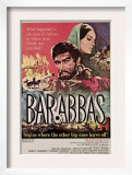 Barabbas, from Left, Anthony Quinn, Silvana Mangano, 1962 Poster