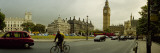 Traffic in Front of a Clock Tower, Big Ben, City of Westminster, London Wall Decal by  Panoramic Images