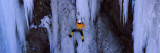 Rear View of a Person Ice Climbing, Colorado Vinilos decorativos por Panoramic Images