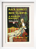 A Harem Knight, Ben Turpin, Top; Madeline Hurlock, 1926 Posters