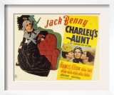 Charley's Aunt, Jack Benny, Anne Baxter, Arleen Whelan, 1941 Poster