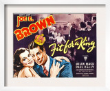 Fit for a King, Helen Mack, Joe E. Brown, Helen Mack, Harry Davenport, 1937 Posters
