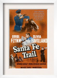 Santa Fe Trail, Errol Flynn, (Poster), 1940 Posters