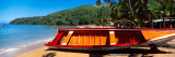 Boat On The Beach, Colorada Beach, Mochima National Park, Anzoategui State-Sucre State, Venezuela Autocollant mural par  Panoramic Images