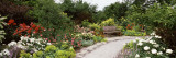 Bench in a Garden, Olbrich Botanical Gardens, Madison, Wisconsin Wall Decal by  Panoramic Images