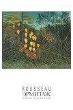 Cat in the Woods Collectable Print par Henri Rousseau