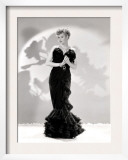 Lucille Ball Models a Lovely Black Gown, Publicity Still, 1940's Posters