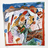 From Art Sounds Portfolio Collectable Print by Italo Scanga