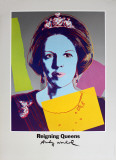 Queen Beatrix of the Netherlands, from Reigning Queens Collectable Print par Andy Warhol
