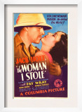 The Woman I Stole, Jack Holt, Fay Wray on Midget Window Card, 1933 Print