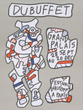 Festival D'Automne a Paris Wydruki dla kolekcjonerów autor Jean Dubuffet
