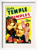Dimples, Shirley Temple, Frank Morgan, Shirley Temple on Midget Window Card, 1936 Posters