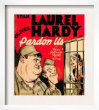 Pardon Us, Oliver Hardy, Stan Laurel on Window Card, 1931 Posters