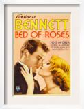 Bed of Roses, Joel Mccrea, Constance Bennett on Midget Window Card, 1933 Posters