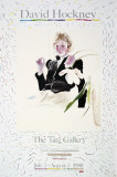 Celia In A Black Dress With White Flowers Lámina coleccionable por David Hockney