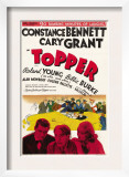 Topper, Cary Grant, Roland Young, Constance Bennett, 1937 Prints
