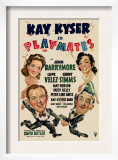 Playmates, Clockwise from Lower Left, Kay Kyser, Ginny Simms, Lupe Velez, John Barrymore, 1941 Print