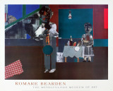 The Woodshed Poster von Romare Bearden