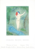Chloe's Kiss Collectable Print por Marc Chagall