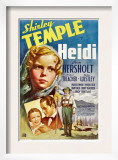 Heidi, Shirley Temple, Pauline Moore, Thomas Beck, Jean Hersholt, 1937 Poster