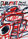 Malmo Kunsthall (sm) Wydruki dla kolekcjonerów autor Jean Dubuffet
