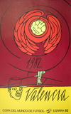 Mundial Valencia Reproductions pour les collectionneurs par Valerio Adami