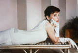 Audrey Hepburn-White Poster