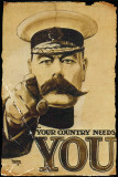 Lord Kitchener - Your Country Needs You Poster