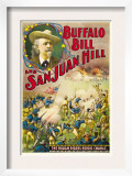 Buffalo Bill and San Juan Hill, 1902 Print