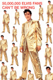 Elvis Presley-Gold Suit Poster