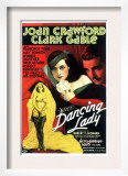 Dancing Lady, Joan Crawford, Clark Gable, 1933 Poster