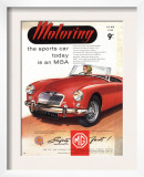 MG Convertibles, UK, 1950 Art