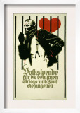 People's Fund for German War and Civil Prisoners Posters by Ludwig Hohlwein
