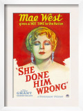 She Done Him Wrong, Mae West, 1933 Prints