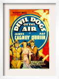 Devil Dogs of the Air, James Cagney, Margaret Lindsay, Pat O'Brien on Midget Window Card, 1935 Prints