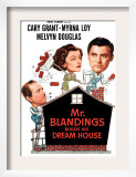 Mr. Blandings Builds His Dream House, Melvyn Douglas, Myrna Loy, Cary Grant, 1948 Print