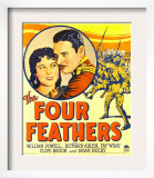 Four Feathers, Fay Wray, Richard Arlen on Window Card, 1929 Posters