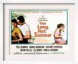 The Long, Hot Summer, Joanne Woodward, Paul Newman, Lee Remick, Anthony Franciosa, 1958 Print