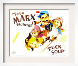 Duck Soup, Harpo Marx, Zeppo Marx, Groucho Marx, Chico Marx, 1933 Art
