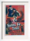 Santa Fe Trail, Errol Flynn, 1940 Posters