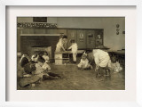 Kindergarten Children in Horace Mann School Working on Doll Houses, Tulsa, Oklahoma, March, 1917 Posters
