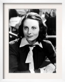 Portrait of Michele Morgan Posters