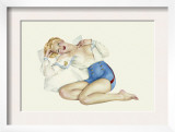 Varga Girl, March 1942 Print by Alberto Vargas