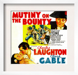 Mutiny on the Bounty, Charles Laughton, Movita, Clark Gable, 1935 Prints